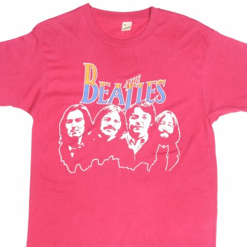 VINTAGE THE BEATLES TEE SHIRT SIZE MEDIUM 1980S MADE IN USA