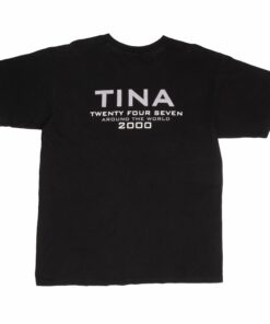 VINTAGE TINA TURNER TWENTY FOUR SEVEN TEE SHIRT 2000 2 VINTAGE TINA TURNER TWENTY FOUR SEVEN TEE SHIRT 2000 3