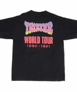 VINTAGE TRIXTER WORLD TOUR 1990 1991 TEE SHIRT SIZE XL MADE IN USA
