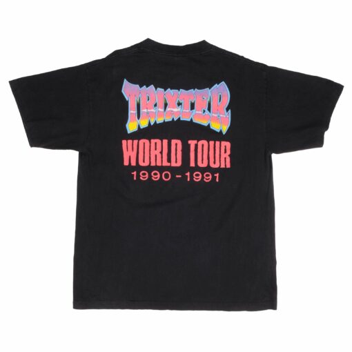 VINTAGE TRIXTER WORLD TOUR 1990 1991 TEE SHIRT SIZE XL MADE IN USA