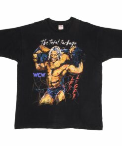 VINTAGE WCW LEX LUGER WRESTLING TEE SHIRT 1990S