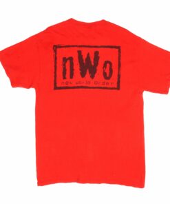 VINTAGE WCW NWO WOLF WRESTLING TEE SHIRT 1990S VINTAGE WCW NWO WOLF WRESTLING TEE SHIRT 1990S