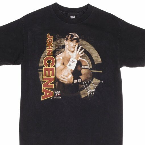 VINTAGE WWE JOHN CENA YOU CANT SEE ME TEE SHIRT 2002