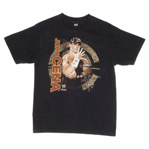 VINTAGE WWE JOHN CENA YOU CANT SEE ME TEE SHIRT 2002