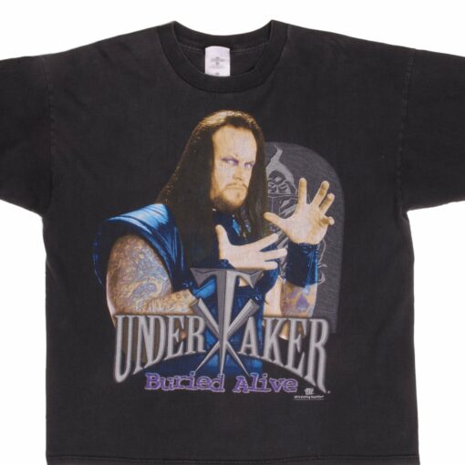 VINTAGE WWE WWF THE UNDERTAKER TEE SHIRT 1998