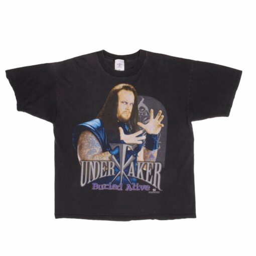 VINTAGE WWE WWF THE UNDERTAKER TEE SHIRT 1998