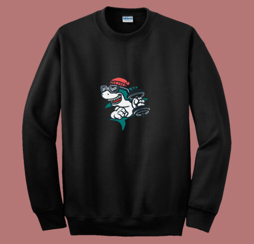 Gym Shark Cartoon 80s Sweatshirt