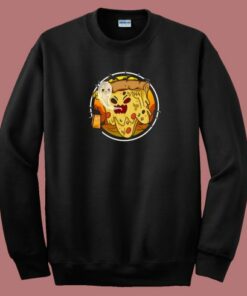 Halloween Day 2021 For Pizza Lovers 80s Sweatshirt