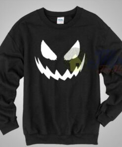 Halloween Pumpkin Smile Cool Sweatshirt