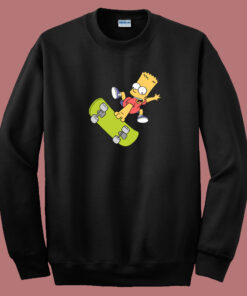 Happy Bart Skate 80s Sweatshirt Happy Bart Skate 80s Sweatshirt