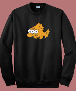 Happy Blinky Fish 80s Sweatshirt Happy Blinky Fish 80s Sweatshirt