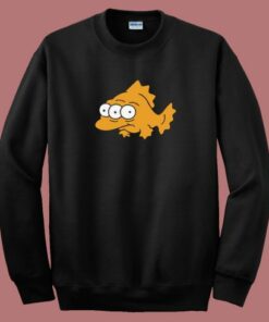 Happy Blinky Fish 80s Sweatshirt