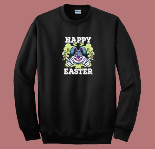 Happy Easter Rabbit 80s Sweatshirt