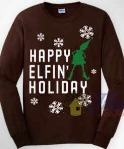 Happy Elfin Holiday Sweatshirt