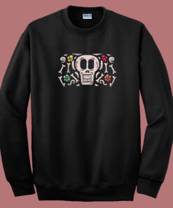 Happy Mexican Skull 80s Sweatshirt Happy Mexican Skull 80s Sweatshirt