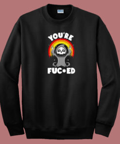 Happy Reaper Fcked 80s Sweatshirt Happy Reaper Fcked 80s Sweatshirt
