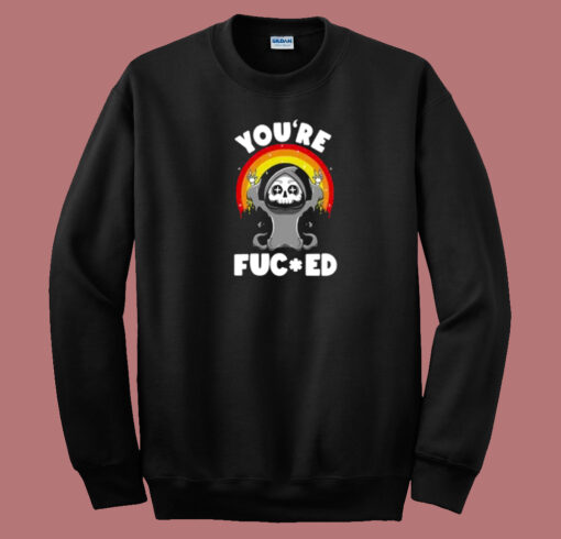 Happy Reaper Fcked 80s Sweatshirt