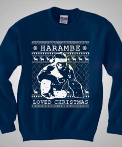 Harambe Loved Christmas Sweaters Harambe Loved Christmas Sweaters