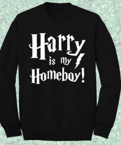 Harry Potter Is My Homeboy Crewneck Sweatshirt Harry Potter Is My Homeboy Crewneck Sweatshirt