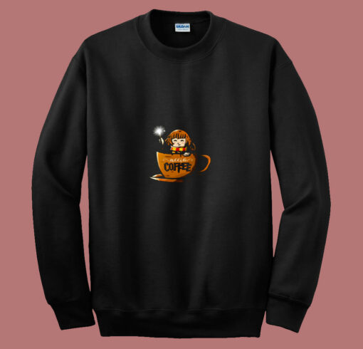 Hermione Accio Coffee Classic 80s Sweatshirt