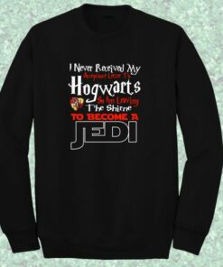 Hogwarts Harry Potter Acceptance Letter To Be Jedi Crewneck Sweatshirt 4
