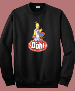 Homer Kiss The Chef Doh Sweatshirt Homer Kiss The Chef Doh Sweatshirt