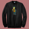 Homer Simpson Funny Candy Feast  80s Sweatshirt