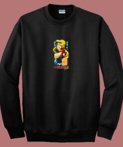 Hookups Gun Anime 80s Sweatshirt Hookups Gun Anime 80s Sweatshirt