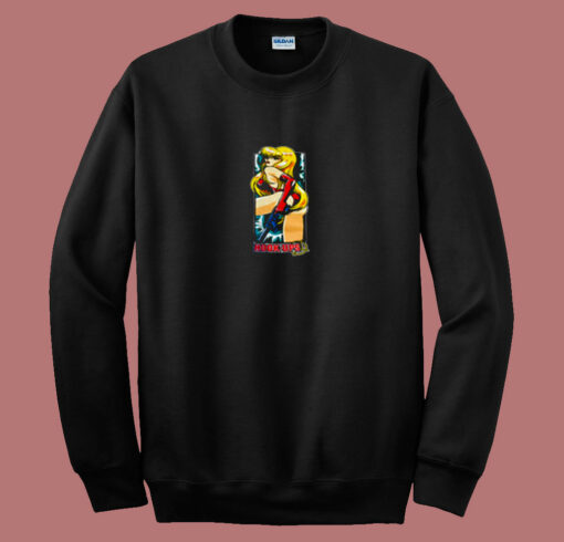 Hookups Gun Anime 80s Sweatshirt