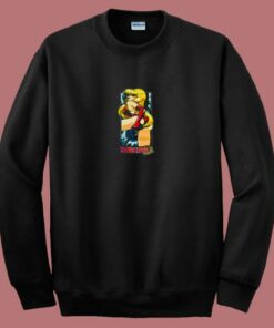 Hookups Gun Anime 80s Sweatshirt