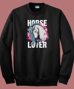Horse Lover Girl Horseback 80s Sweatshirt Horse Lover Girl Horseback 80s Sweatshirt