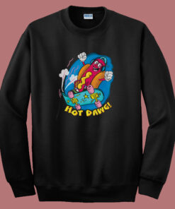 Hot Dog Skater 80s Sweatshirt Hot Dog Skater 80s Sweatshirt