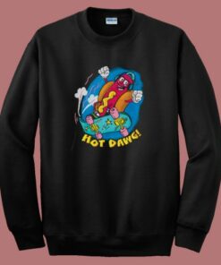 Hot Dog Skater 80s Sweatshirt