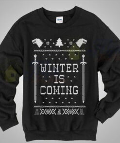 House Stark Game of Thrones Winter is Coming Christmas Sweater House Stark Game of Thrones Winter is Coming Christmas Sweater