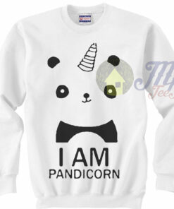 I Am Pandicorn Panda Unicorn Sweatshirt 1