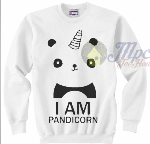 I Am Pandicorn Panda Unicorn Sweatshirt