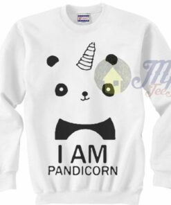 I Am Pandicorn Panda Unicorn Sweatshirt 2