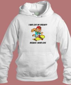 I Have Lost My Virginity Garfield Sweatshirt On Sale 2
