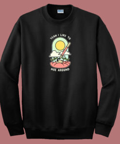 I Like To Hoe Around 80s Sweatshirt 1