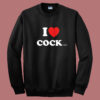 I Love Cocktails Cock Sweatshirt