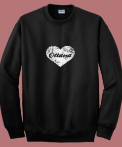I Love Ottawa 80s Sweatshirt 2
