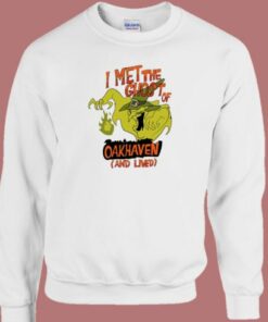 I Met Ghost Of Oakhaven 80s Sweatshirt 2