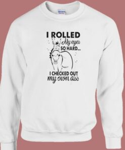 I Rolled My Eyes So Hard Sweatshirt