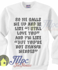 I Still Love You But You’re Not Shawn Mendes Sweatshirt I Still Love You But You’re Not Shawn Mendes Sweatshirt