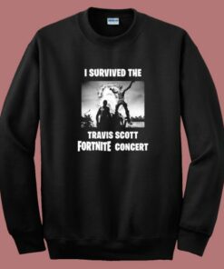 I Survived The Travis Scott Fortnite Concert Sweatshirt