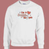 Im A Sucker For You Valentine Lolipop 80s Sweatshirt