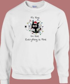 Im Fine Everyting Is Fine 80s Sweatshirt 2