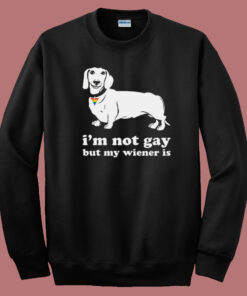 Im Not Gay But My Wiener Is Sweatshirt 1