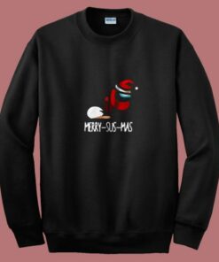 Impostor Among Us Funny Christmas Gaming 80s Sweatshirt 1 Impostor Among Us Funny Christmas Gaming 80s Sweatshirt 2