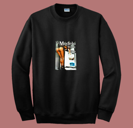 It’s Modelo Time Foo 80s Sweatshirt